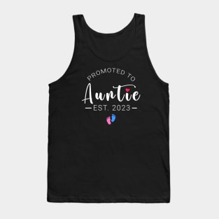 Promoted to auntie est 2023 Tank Top